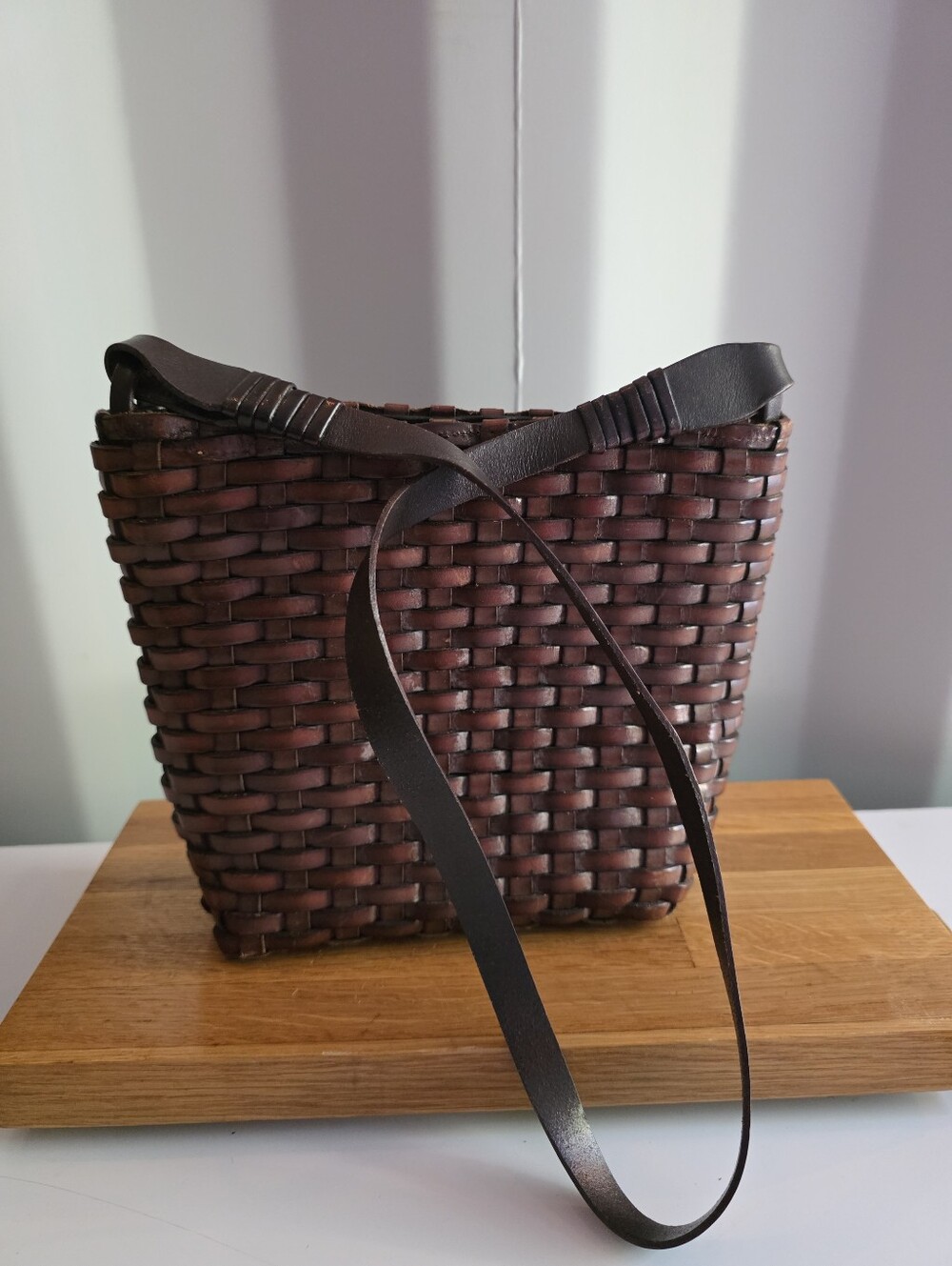 Vintage Basketweave Handbag